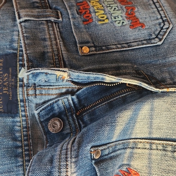 Juicy Couture Hippie Jeans Size 27 - Picture 14 of 15